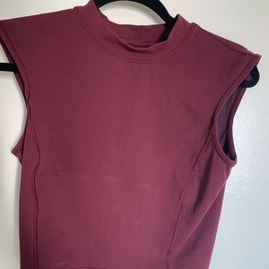 Maroon tank top